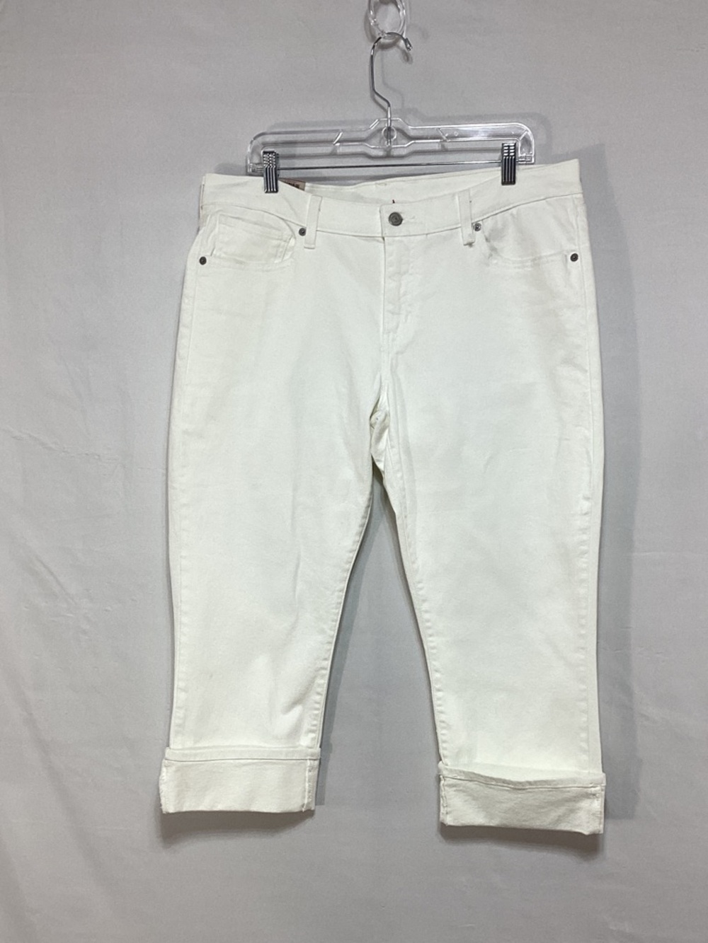 White Women's Crop Jeans